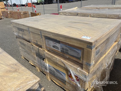 2026 SDL2533DGMS 25 ft x 33 ft Double Garage Metal Shed (Unused)