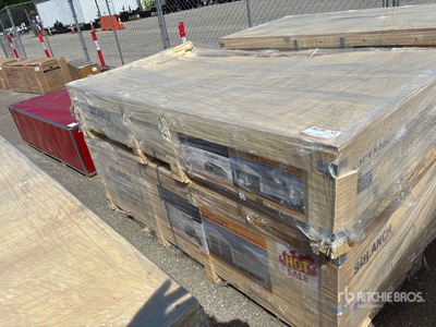 2026 SDL2533DGMS 25 ft x 33 ft Double Garage Metal Shed (Unused)