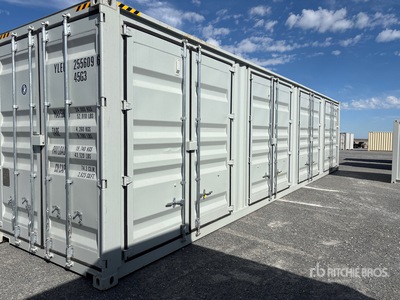 2026 40 ft High Cube Multi-Door Storage Container