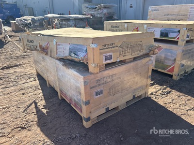 2026 SDL2533DGMS Double Garage Metal Shed (Unused)