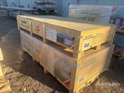 2026 SDL2533DGMS Double Garage Metal Cobertizo (Unused)