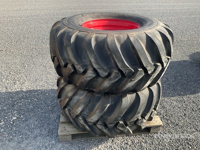 Quantity of (2) Alliance FLO331 550/60-22.5 163B/150B Wielen (Unused)
