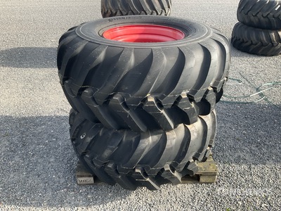 Quantity of (2) Alliance FLO331 550/60-22.5 163B/150B Wielen (Unused)