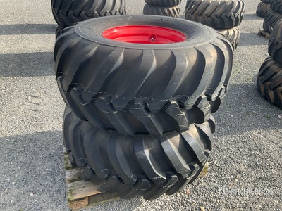 Quantity of (2) Alliance FLO331 550/60-22.5 163B/150B Wielen (Unused)