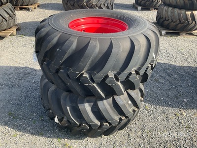 Quantity of (2) Alliance FLO331 550/60-22.5 163B/150B Wielen (Unused)