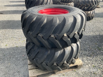 Quantity of (2) Alliance FLO331 550/60-22.5 163B/150B Wielen (Unused)
