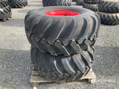 Quantity of (2) Alliance FLO331 550/60-22.5 163B/150B Wielen (Unused)