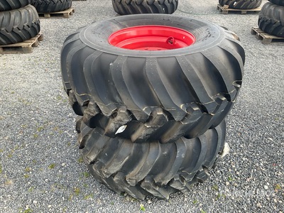 Quantity of (2) Alliance FLO331 550/60-22.5 163B/150B Wielen (Unused)