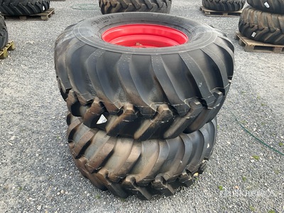 Quantity of (2) Alliance FLO331 550/60-22.5 163B/150B Wielen (Unused)