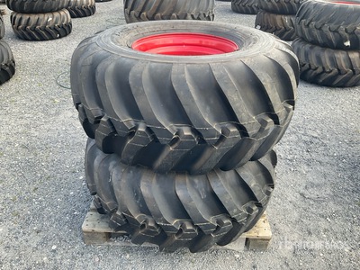 Quantity of (2) Alliance FLO331 550/60-22.5 163B/150B Wielen (Unused)