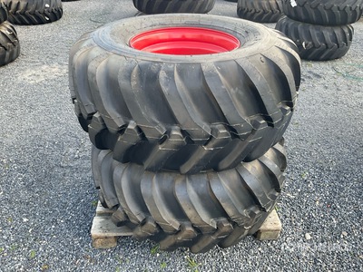 Quantity of (2) Alliance FLO331 550/60-22.5 163B/150B Wielen (Unused)