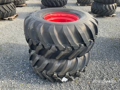 Quantity of (2) Alliance FLO331 550/60-22.5 163B/150B Wielen (Unused)