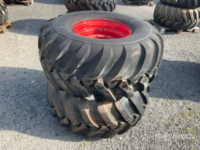 Quantity of (2) Alliance FLO331 550/60-22.5 163B/150B Wielen (Unused)