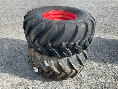 Quantity of (2) Alliance FLO331 550/60-22.5 163B/150B Wielen (Unused)