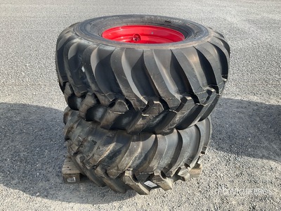 Quantity of (2) Alliance FLO331 550/60-22.5 163B/150B Wielen (Unused)