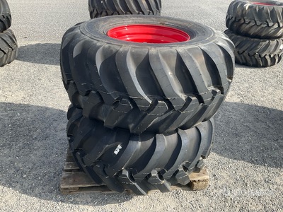 Quantity of (2) Alliance FLO331 550/60-22.5 163B/150B Wielen (Unused)
