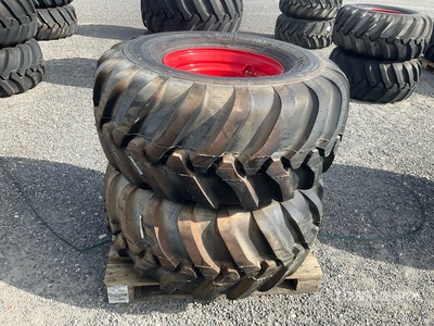 Quantity of (2) Alliance FLO331 550/60-22.5 163B/150B Wielen (Unused)