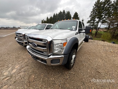 2012 Ford F-550 XLT 4x4 Crew Cab Cab & Chassis