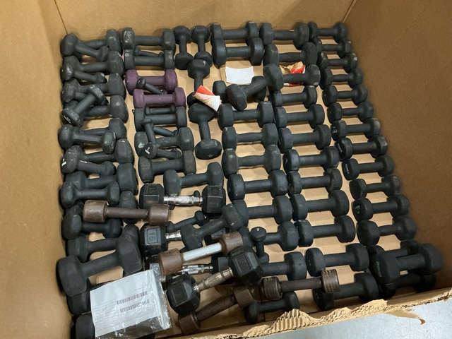 (90) Assorted Dumbbells