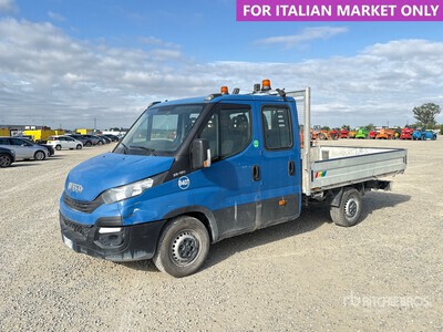 2018 Iveco Daily 35S12 Crew Cab Flatbed Truck