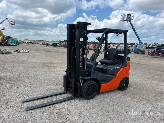 2021 Toyota 8FGCU25 5000 lb Cushion Tire Forklift
