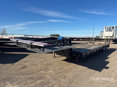 2001 Load 28 ft T/A Gooseneck Remorque pour équipement