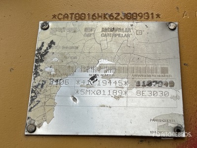 2001 Cat 16H Motor Grader