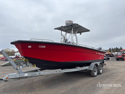 2008 Rosborough 21 ft Work Boat w/ Trailer