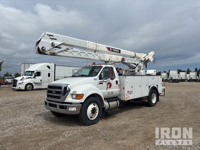 2012 Terex Hi-Ranger TCX-55 55 ft on 2015 Ford F-750 XL 4x2 Bucket Truck