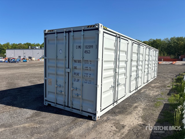 2025 40 ft High Cube Multi-Door Storage Container