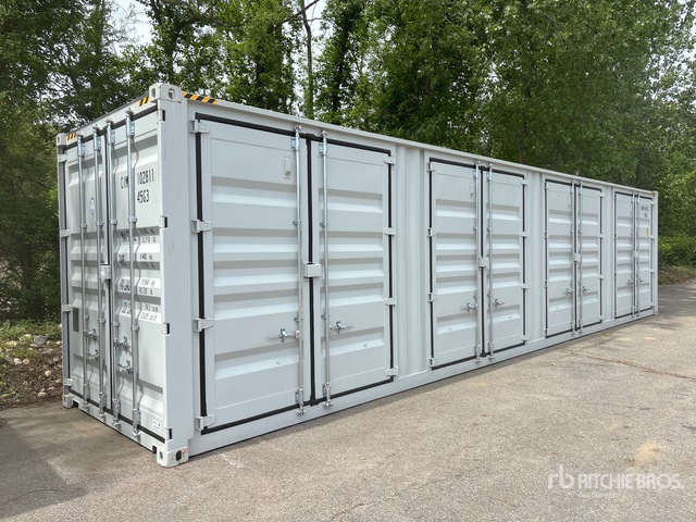 2025 40 ft High Cube Multi-Door Storage Container