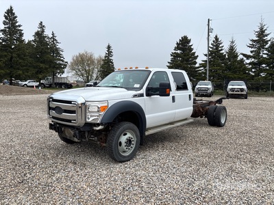 2012 Ford F-550 XLT 4x4 Crew Cab Cab & Chassis