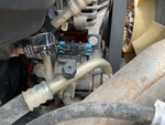 Engine with A/C Compressor