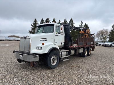 Elite XT Rotobec Articulated Boom on 2012 Western Star 4800  6x4 Hi-Rail Grapple Truck