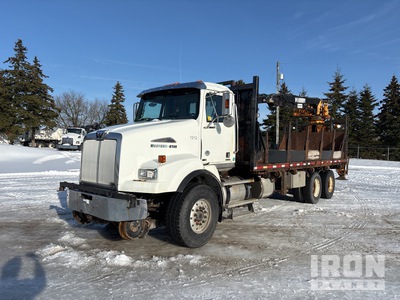 Elite XT Rotobec Articulated Boom on 2012 Western Star 4800  6x4 Hi-Rail Grapple Truck