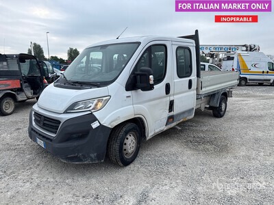 2017 Fiat ducato Crew Cab Platte vrachtwagen (Inoperable)