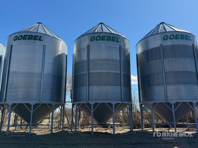 Goebel +/- 5000 bu 5 Ring Hopper Grain Bin