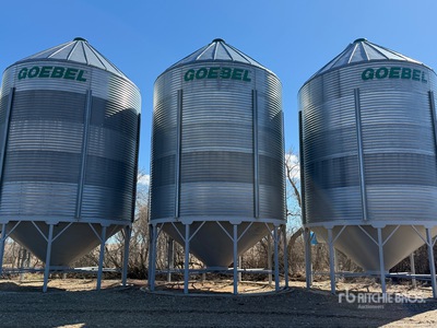 Goebel +/- 5000 bu 5 Ring Hopper Grain Bin