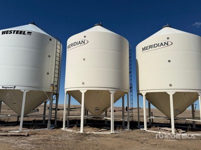 Meridian 1612S S7 +/- 100 ton Hopper Grain Bin