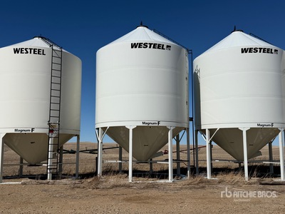 Westeel 1612F +/- 100 ton Hopper Grain Bin