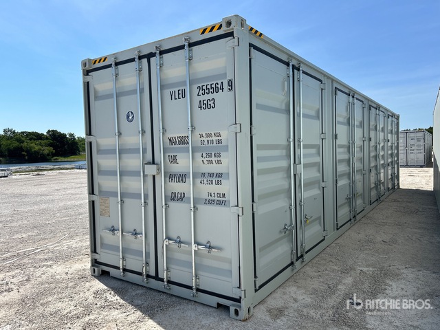 2026 40 ft High Cube Multi-Door Storage Container