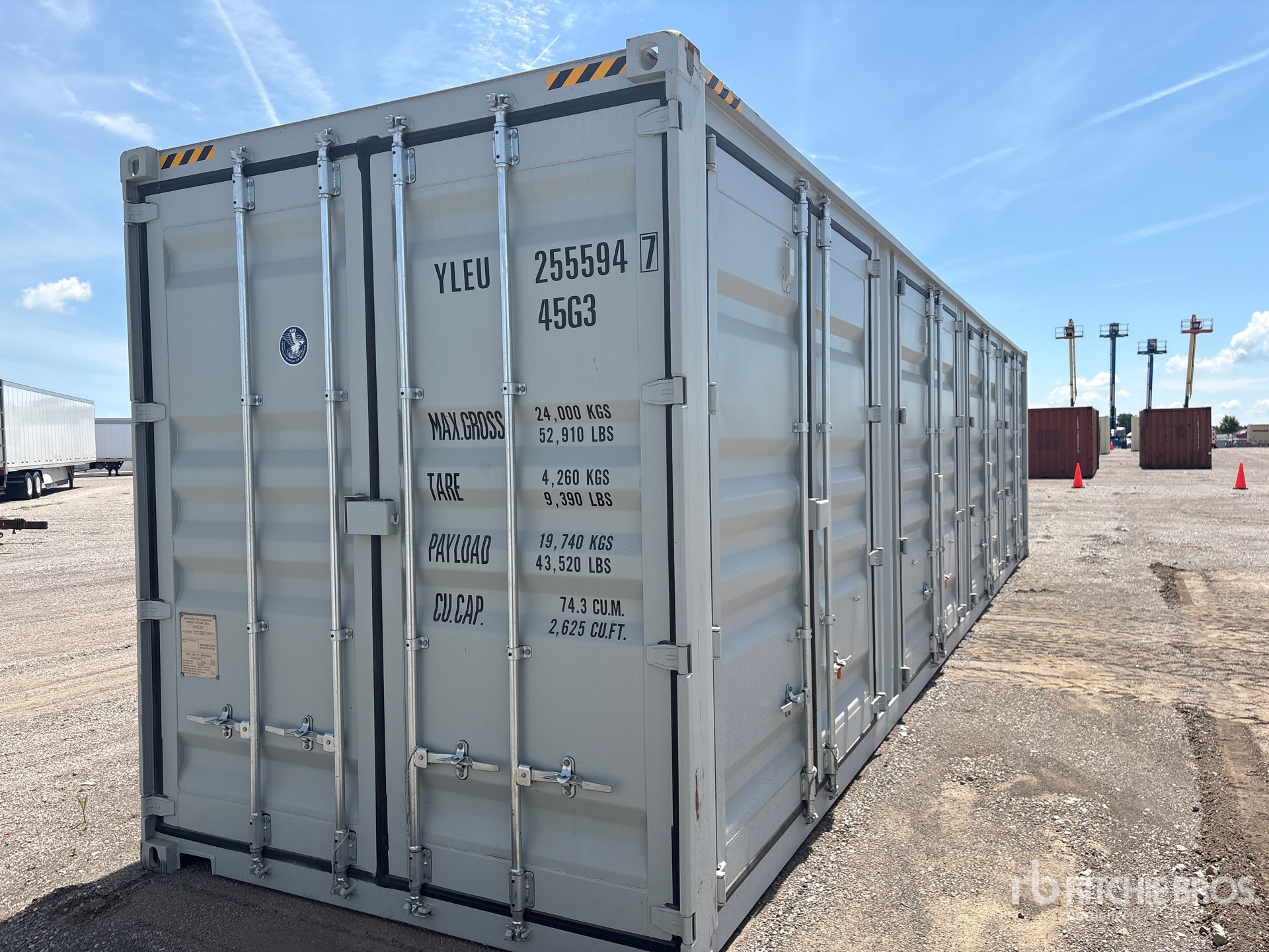 2026 40 ft High Cube Multi-Door Storage Container