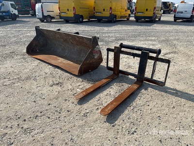 Manitou Forks and Telehandler Bucket
