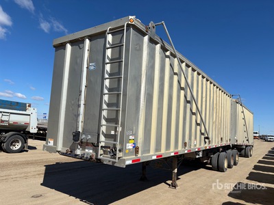 2012 Walinga 32 ft Super B-Train Lead Aluminum Moving Floor Trailer