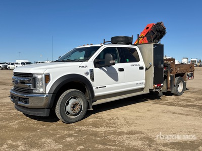 2018 Palfinger PK8.501 SLD Knuckle Boom on 2019 Ford F-550 XLT 4x4 Crew Cab Camión Grúa