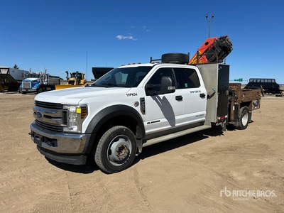 2018 Palfinger PK8.501 SLD Knuckle Boom on 2019 Ford F-550 XLT 4x4 Crew Cab Crane Truck