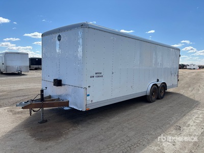 2008 Wells Cargo 24 ft T/A مقطورة ذو كبينة مغلقة