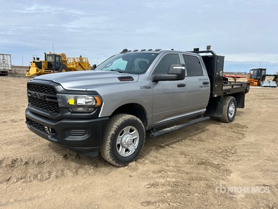 2023 Ram 3500 4x4 Crew Cab Flatbed Truck