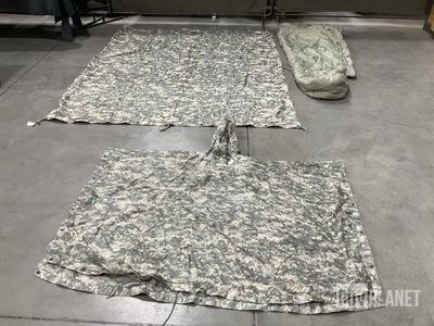 (44) Tarpaulins, (39) Wet Weather Ponchos & (33) Sleeping Bags