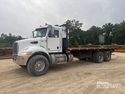 2016 Peterbilt 348 6x4 Flatbed Truck